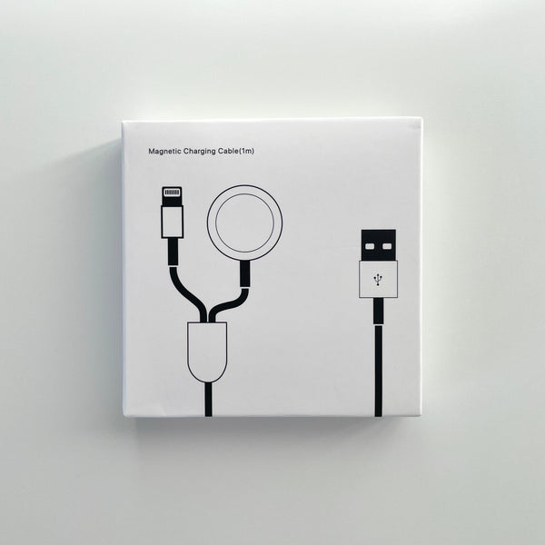 【2 in 1 USBケーブル】Apple Watch&iPhone/iPad 充電器ケーブル アップルウォッチ USB充電ケーブル