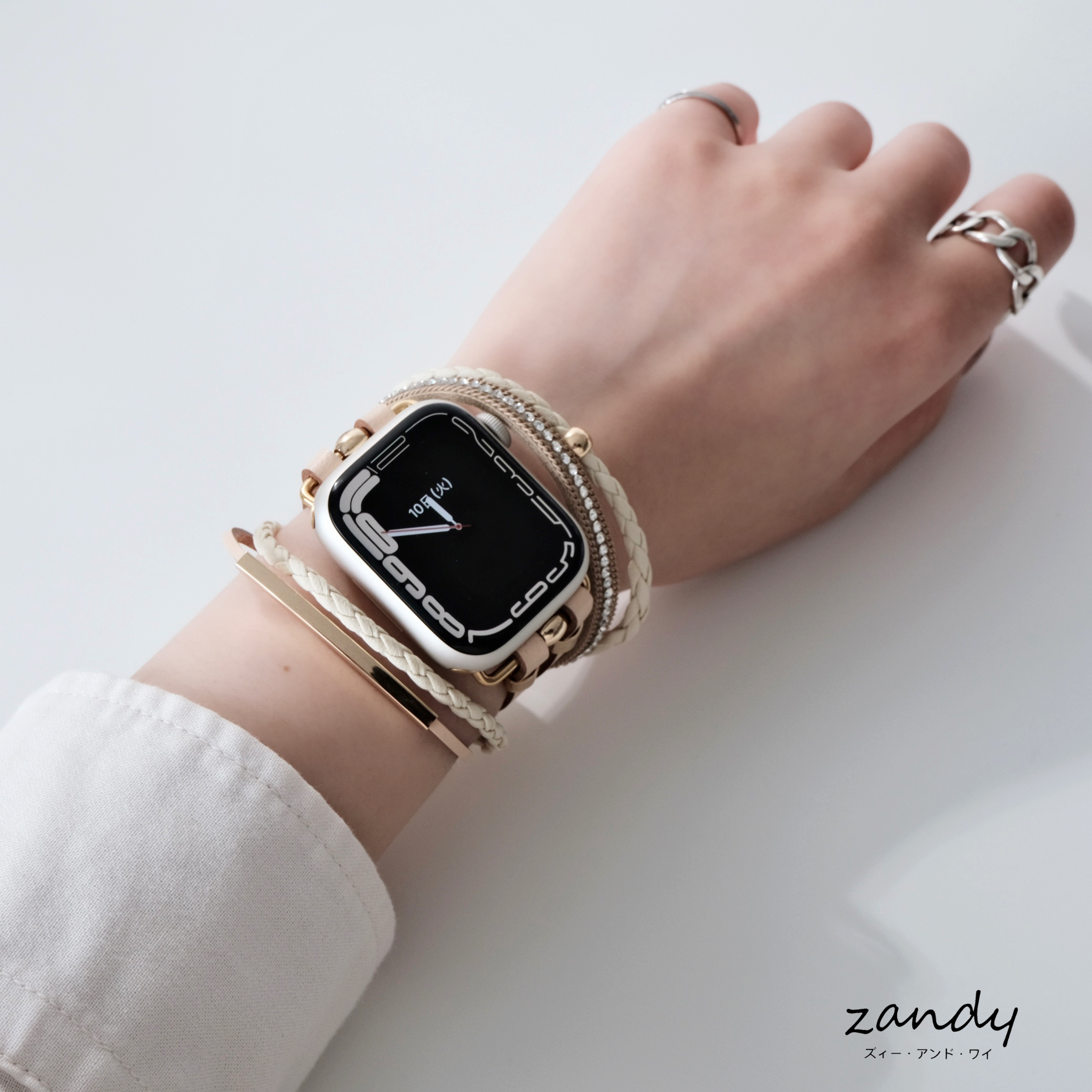 レザーブレスレットバンド】アップルウォッチバンド 革ブレスレット レザー ベルト ハンドメイド Apple Watch –  zandy(ズィー・アンド・ワイ)