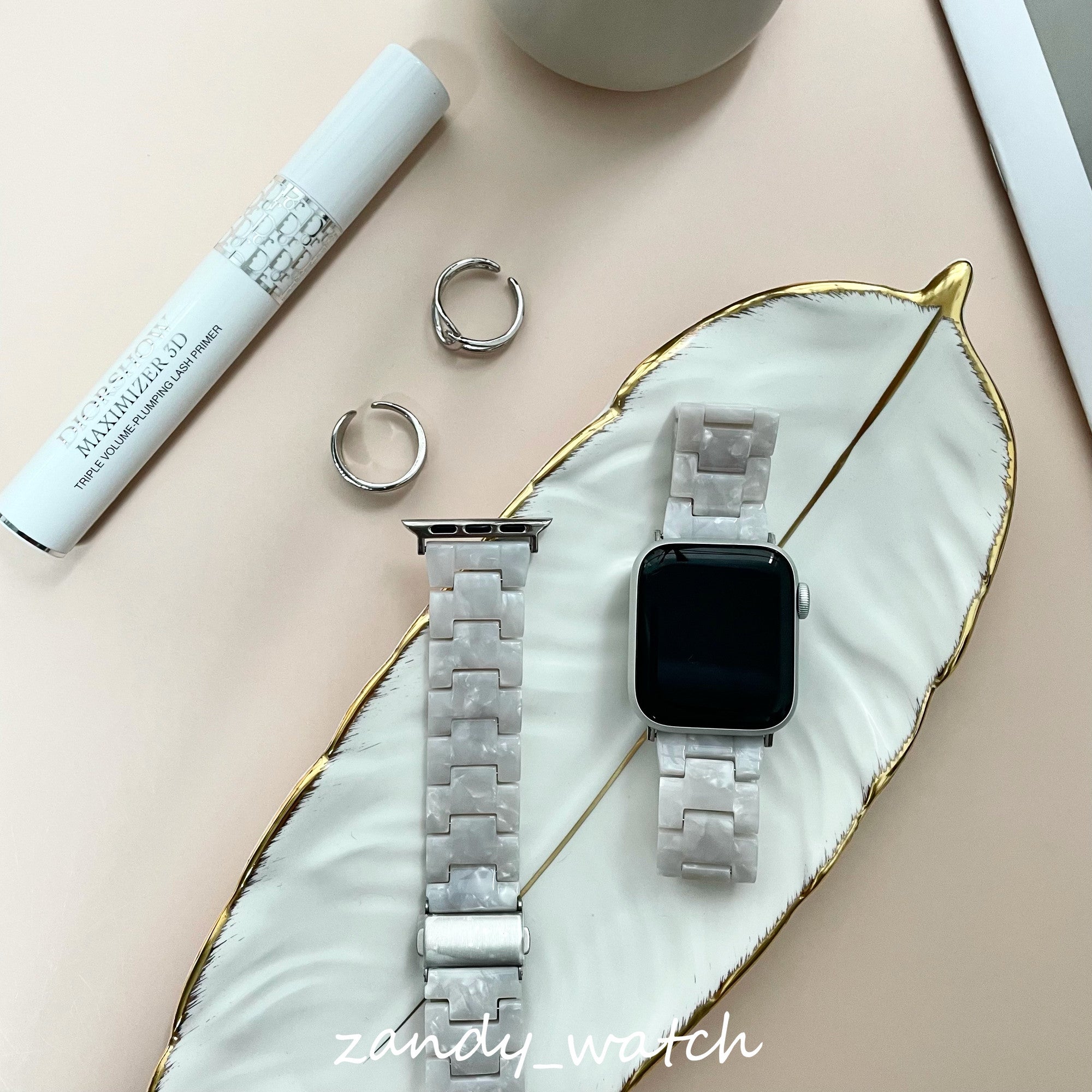 【樹脂バンド②】アップルウォッチバンド   天然樹脂ベルト Apple Watch ★調節工具付き★