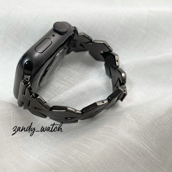 [Rhombus Chain] Apple Watch Band Rhombus Chain Belt Apple Watch ★Adjustment Tool Included★