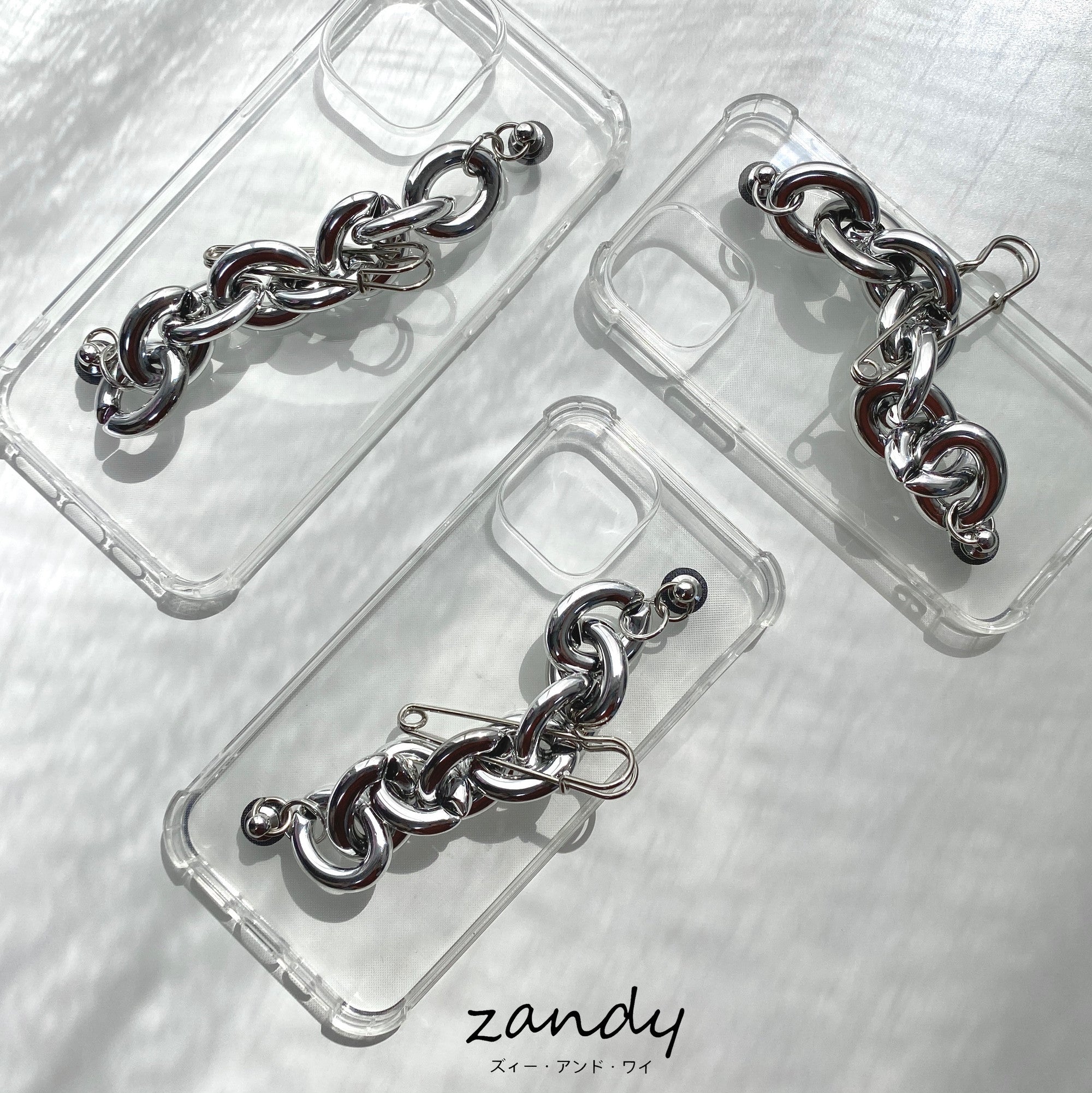 [iPhone12/13 series] iPhone case chain case/cover TPU clear cover Main image