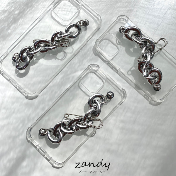 [iPhone12/13 series] iPhone case chain case/cover TPU clear cover