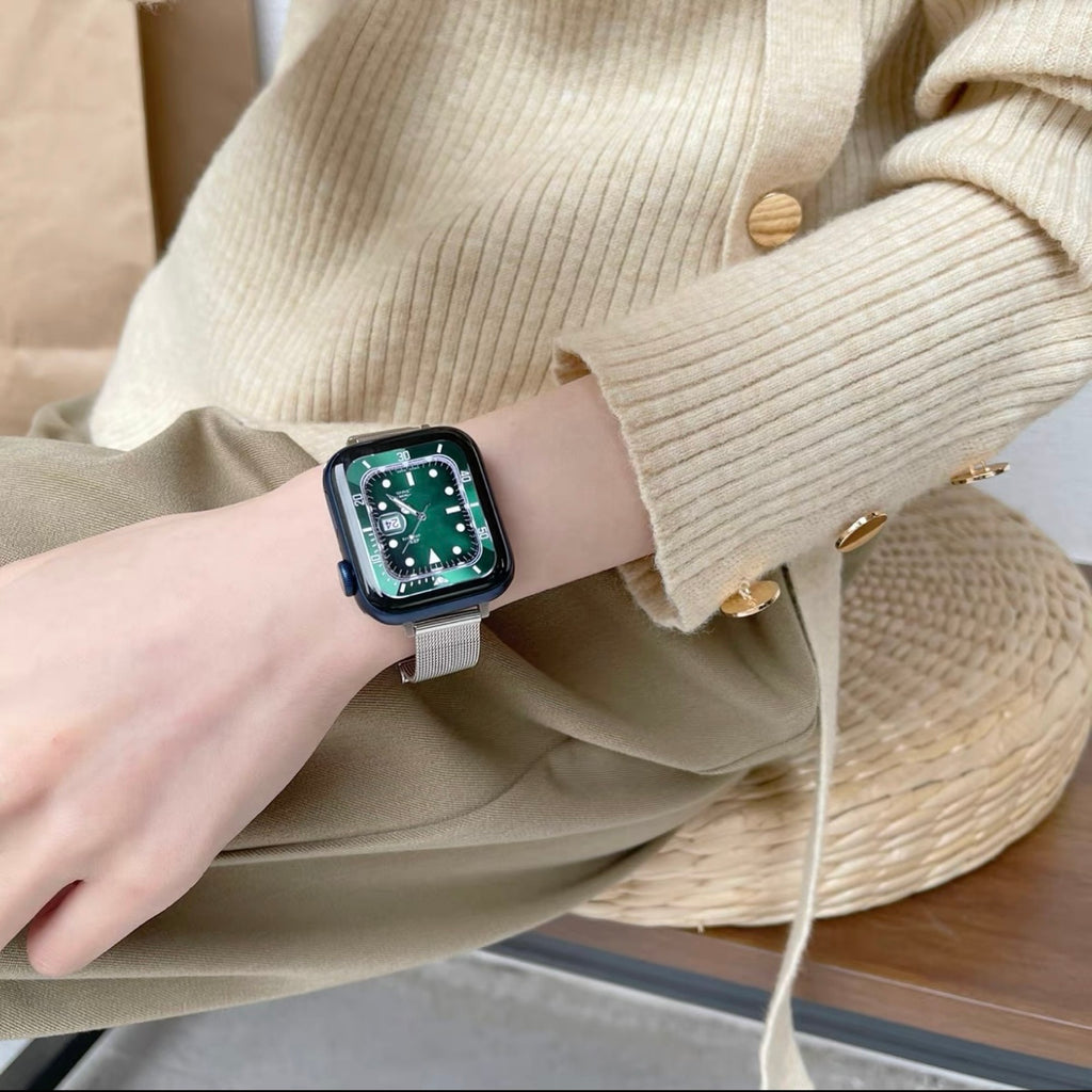 【細製ミラネーゼバンド】アップルウォッチバンド ミラネーゼベルト ステンレス Apple Watch