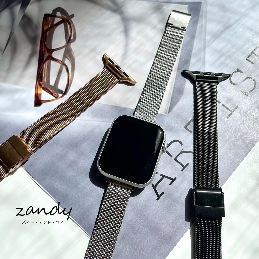 【細製ミラネーゼバンド】アップルウォッチバンド ミラネーゼベルト ステンレス Apple Watch
