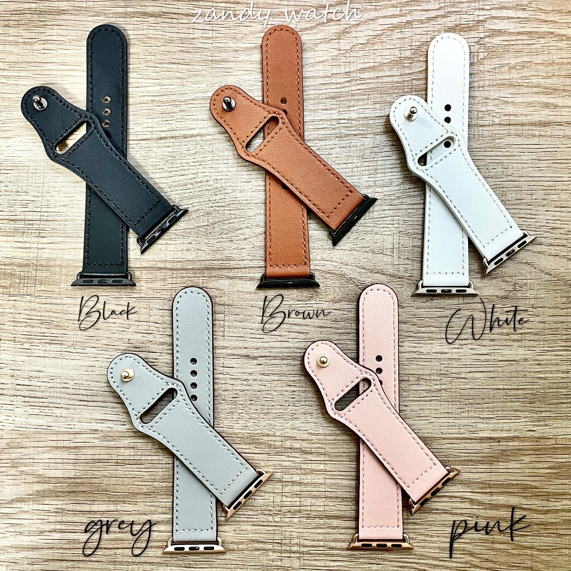 [Leather Belt] Apple Watch Band Leather Belt Genuine Leather Apple Watch Five Colors Secondary image