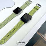 [Green Band] Apple Watch Band Leather Belt Cute Green Apple Watch