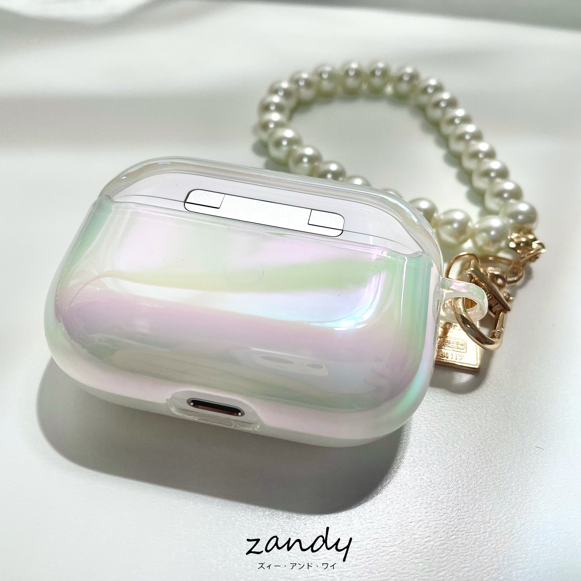AirPods Pro/ AirPods 第1/2世代  ケース カバー　オーロラカラーケース