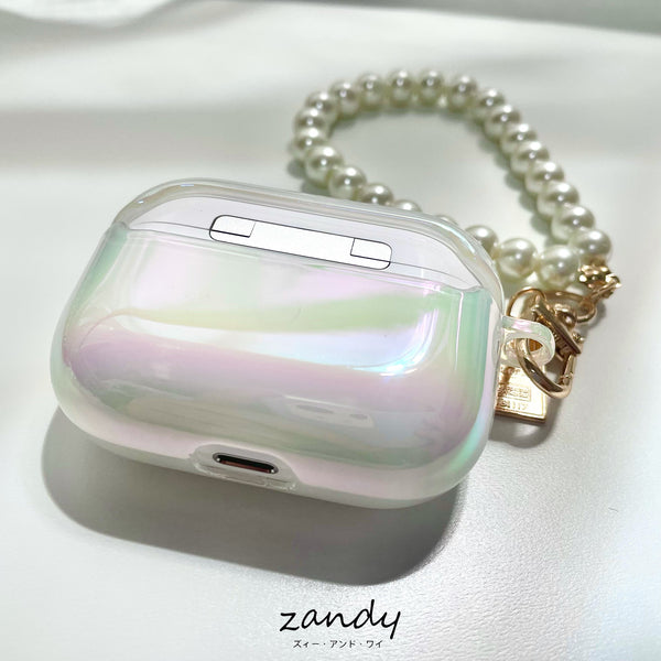 AirPods Pro/ AirPods 第1/2世代  ケース カバー　オーロラカラーケース
