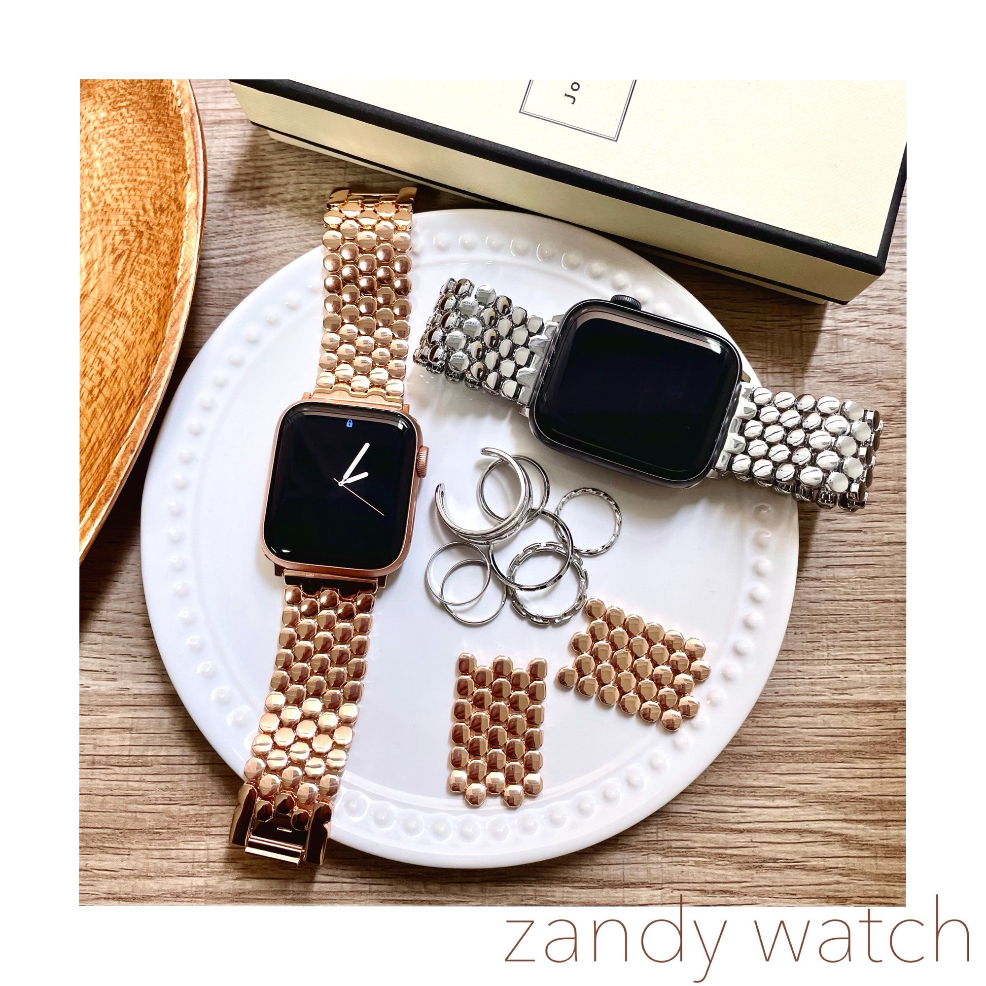 [Honeycomb Chain] Apple Watch Band Chain Belt Cute Apple Watch 4 Colors ★Adjustment Tool Included★ Secondary image