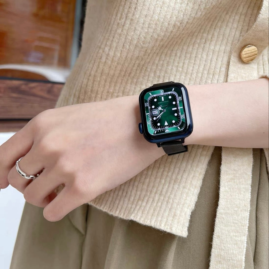 【細製ミラネーゼバンド】アップルウォッチバンド ミラネーゼベルト ステンレス Apple Watch