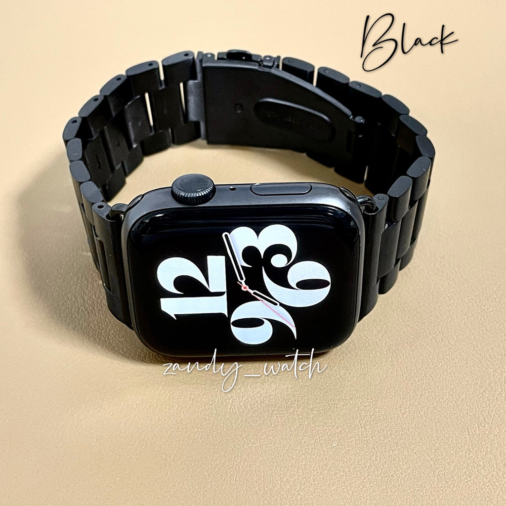 【3連ステンレス】アップルウォッチバンド ステンレス金属ベルト メタルバンド Apple Watch ★調整工具付き★