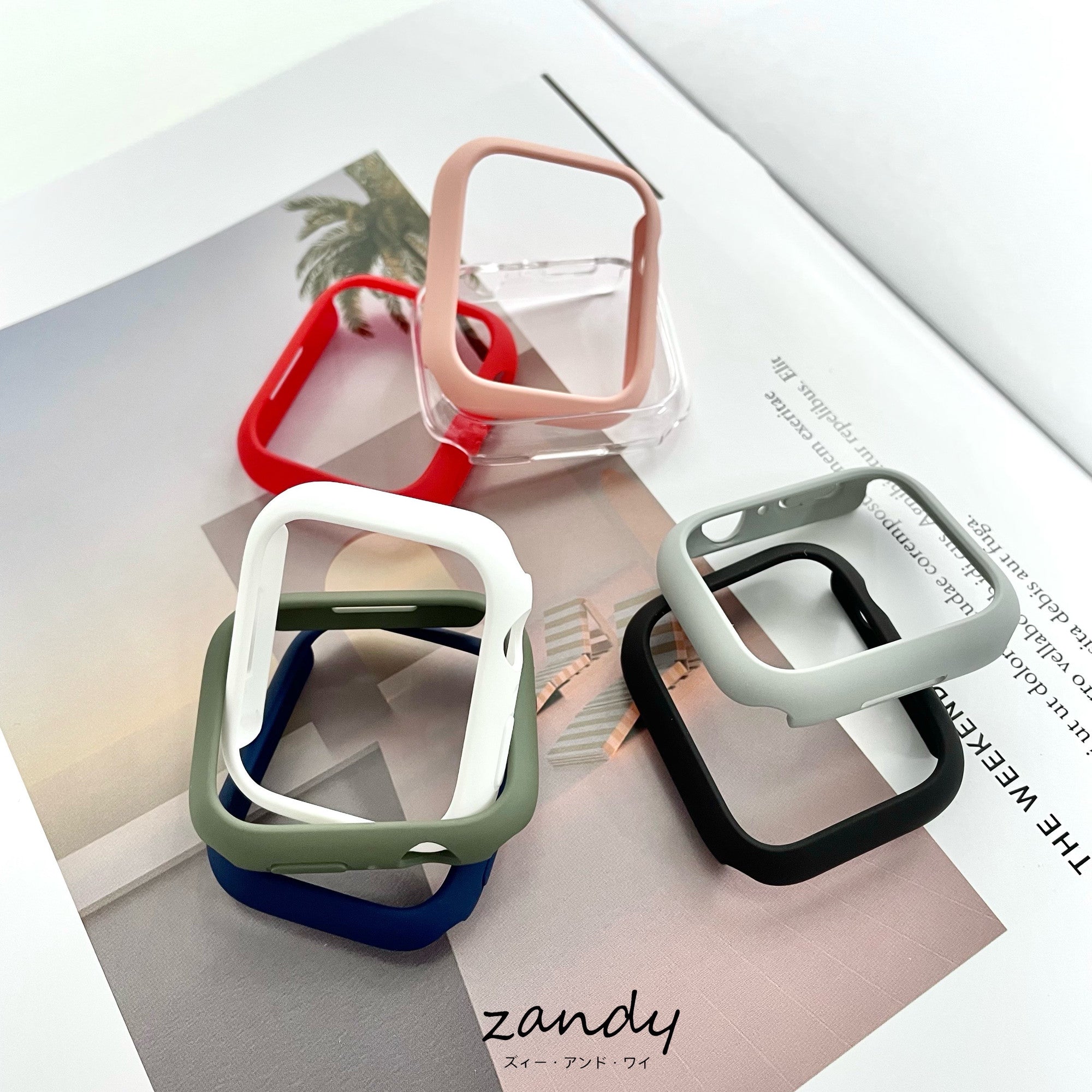 【Series7対応☆マット保護フレーム】アップルウォッチケース カバー  ハードマットタイプ  保護フレーム  Apple Watch7専用 サブ画像