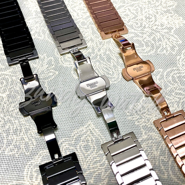 【リンクブレスレット】アップルウォッチバンド  リンクブレスレットベルト　 Apple Watch ★3色★