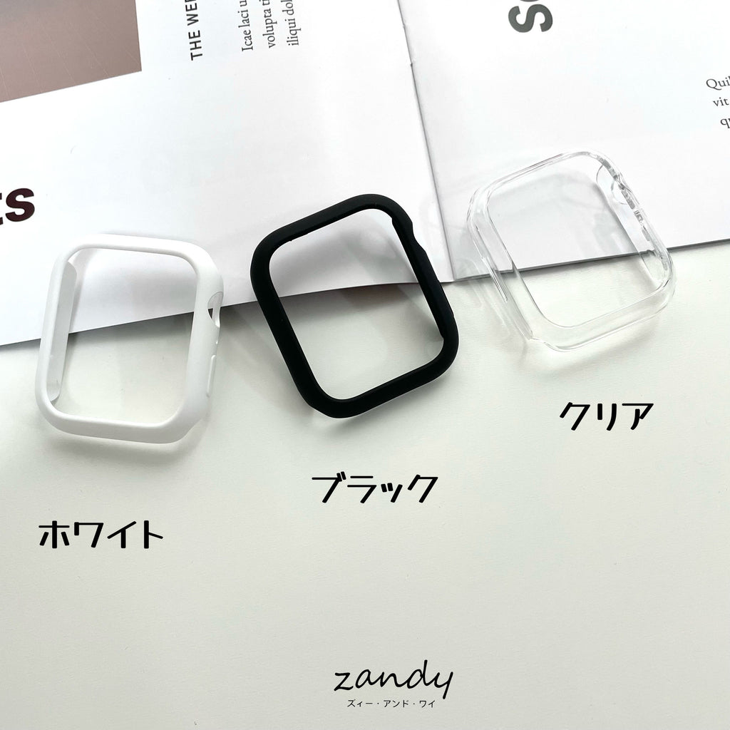【Series7対応☆マット保護フレーム】アップルウォッチケース カバー  ハードマットタイプ  保護フレーム  Apple Watch7専用