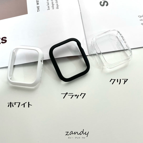 【Series7対応☆マット保護フレーム】アップルウォッチケース カバー  ハードマットタイプ  保護フレーム  Apple Watch7専用