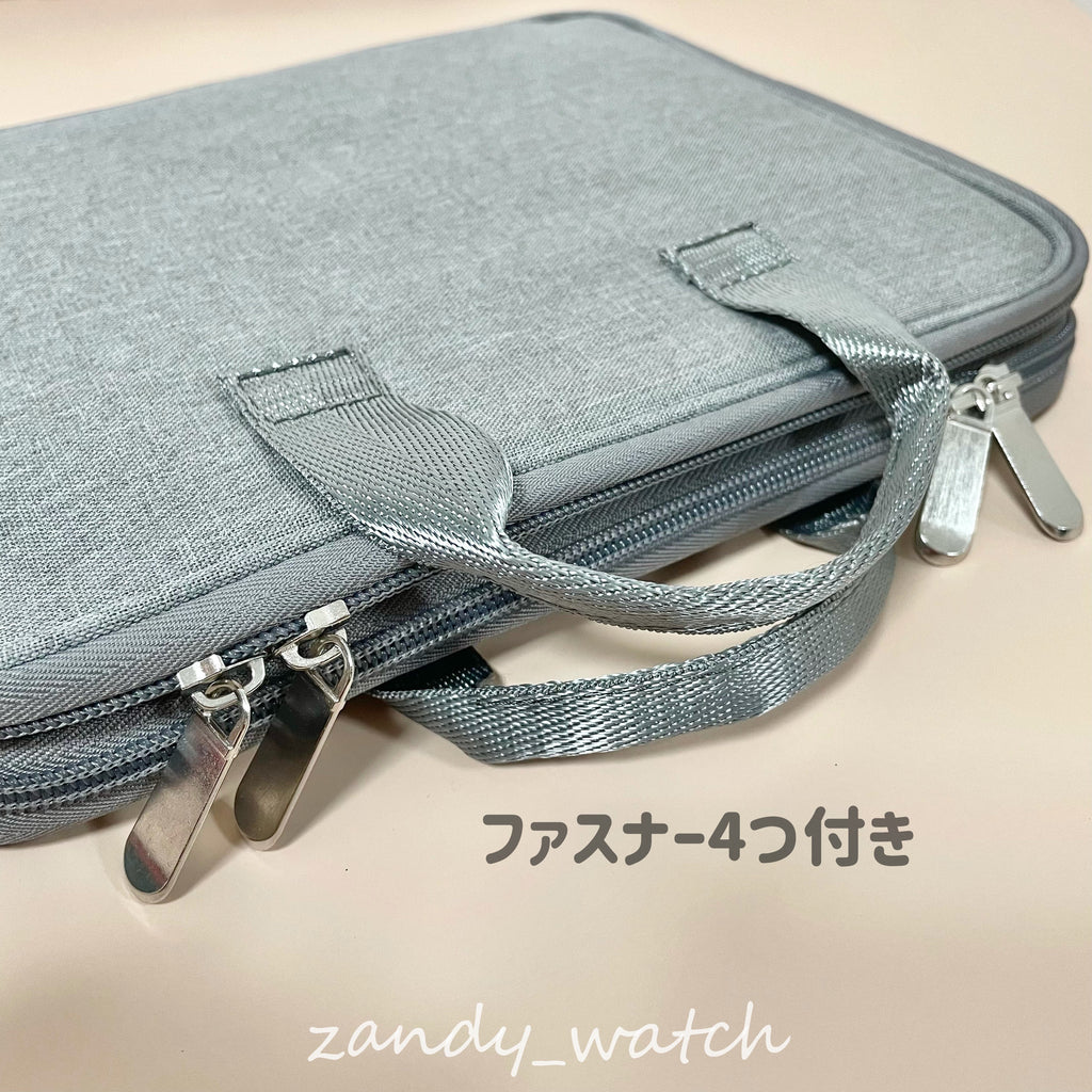 【収納】ストレージポーチ  収納バッグ　アップルウォッチアクセサリー収納　時計バンド　15+9スロット