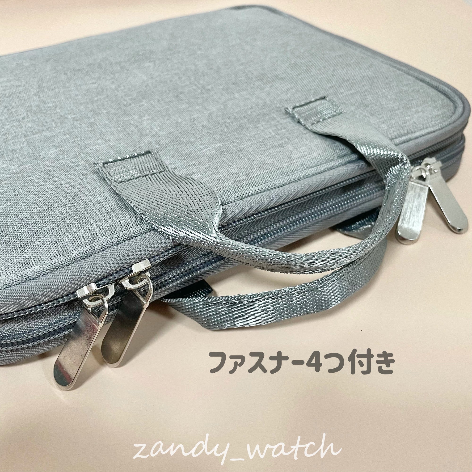 【収納】ストレージポーチ  収納バッグ　アップルウォッチアクセサリー収納　時計バンド　15+9スロット